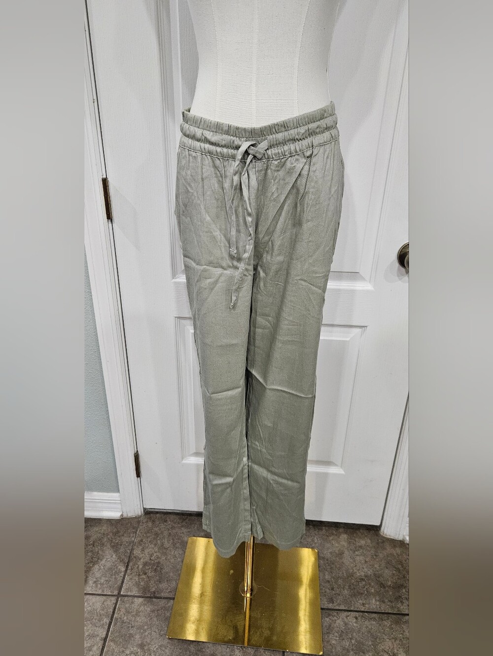 Light Sage Drawstring Women’s Pants